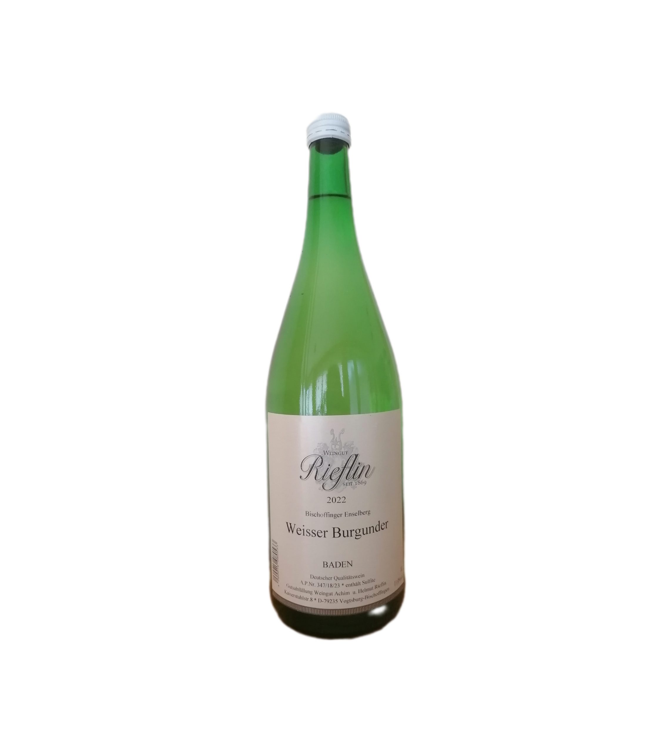 <b>2021er Weisser Burgunder</b><br><b>Qualtitätswein harmonisch</b>