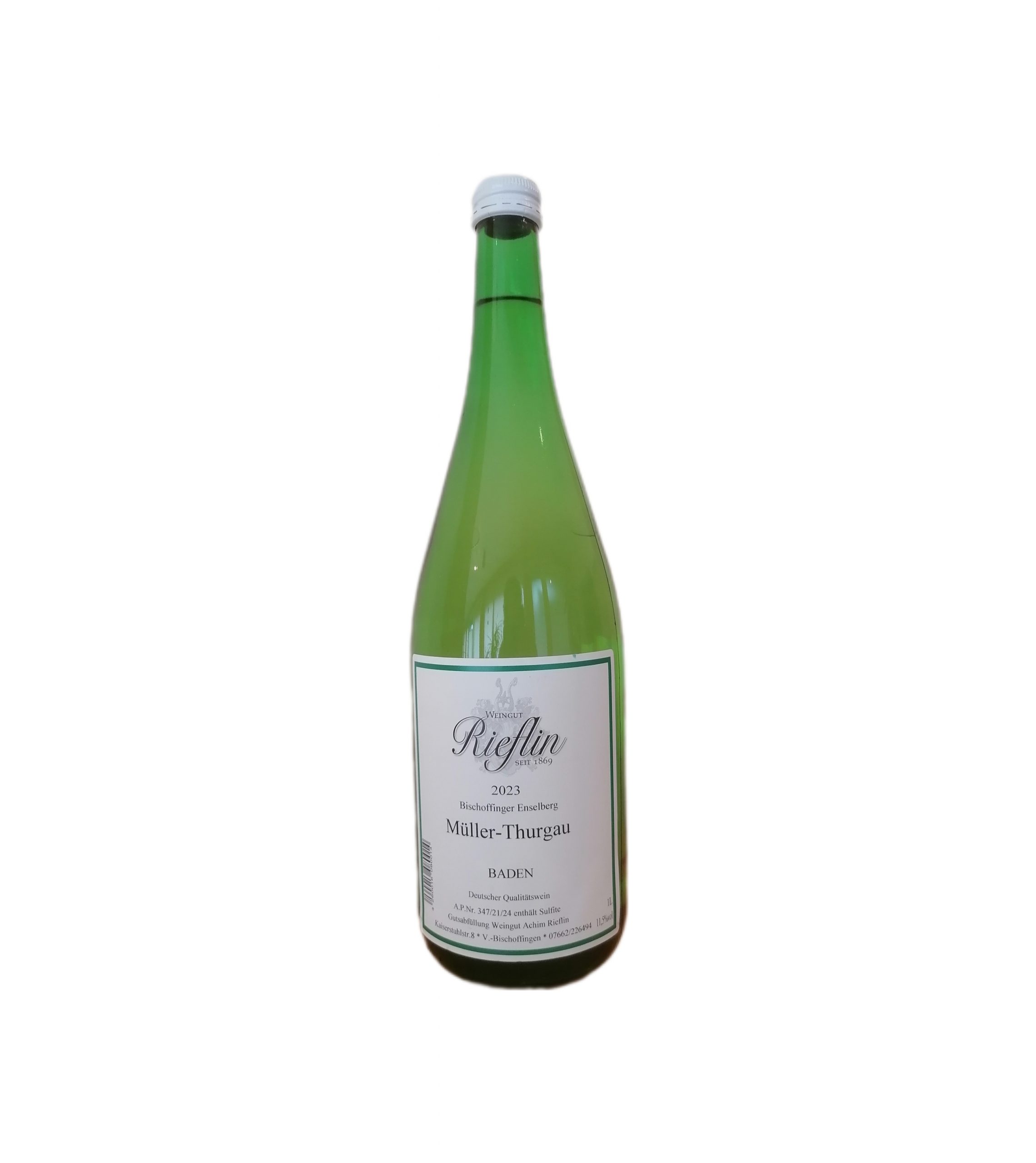 <b>2023er Müller-Thurgau</b><br><b>Qualitätswein harmonisch</b>