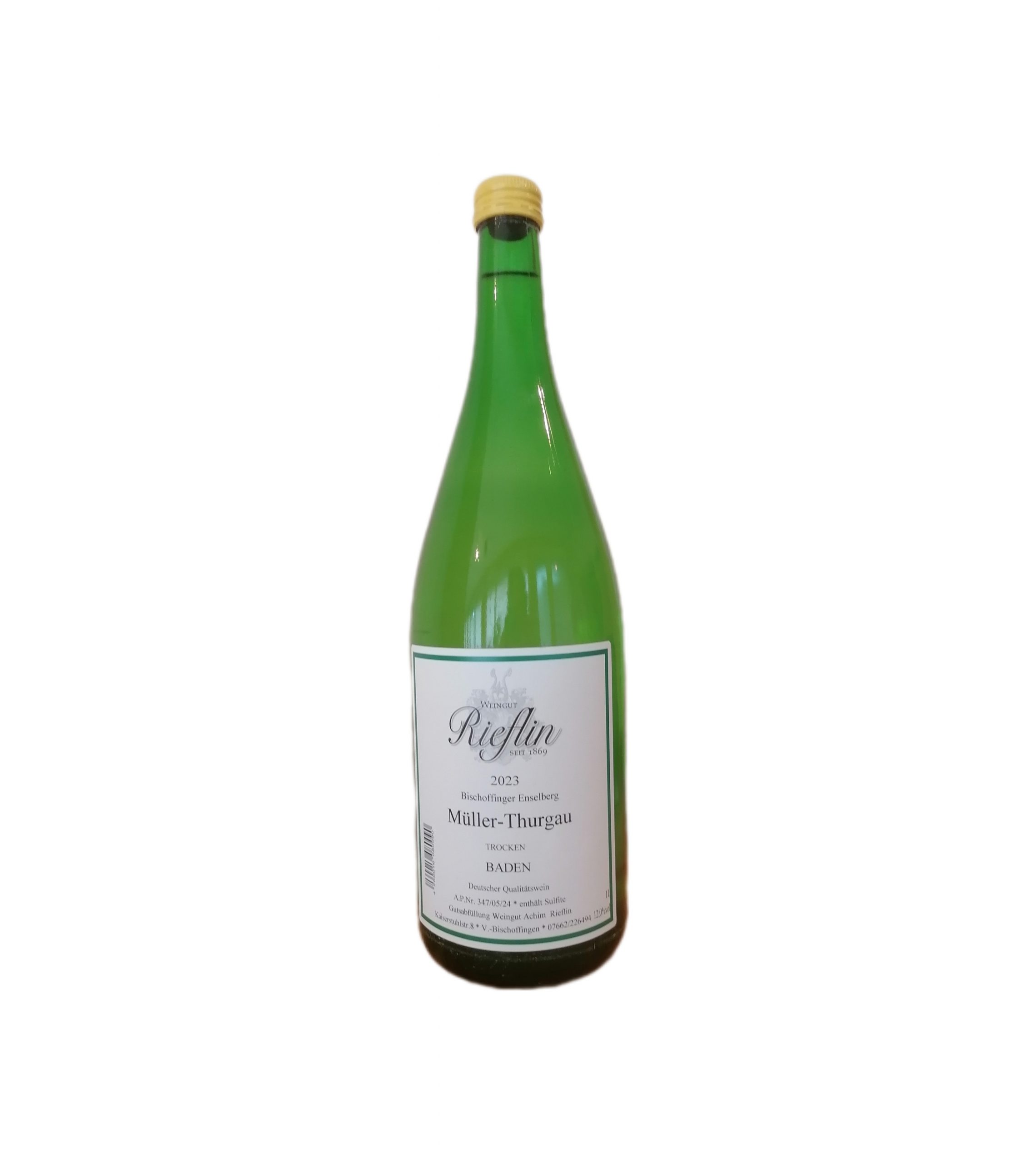 <b>2023er Müller-Thurgau</b><br><b>Qualitätswein trocken</b>